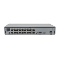 IP-видеорегистратор Optimus NVR-5322-16P 32 IP камеры 8МП 3840х2160 + 16 PoE 25к/с на канал H.265 черный