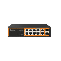 Коммутатор Optimus U1I-8G2b/2G/2S, 6 PoE+ портов 10/1000Мбит/с, 2 PoE++ порта 10/1000 Мбит/с, 4 Uplink порта 1000 Мбит/с, RJ-45, SFP, 120Вт