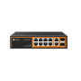 Коммутатор Optimus U1I-8G2b/2G/2S, 6 PoE+ портов 10/1000Мбит/с, 2 PoE++ порта 10/1000 Мбит/с, 4 Uplink порта 1000 Мбит/с, RJ-45, SFP, 120Вт