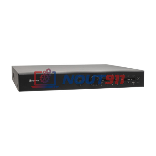 IP-видеорегистратор Optimus NVR-5364 36 IP камер 8МП 3840х2160 25к/с на канал H.265+ черный