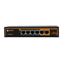 Коммутатор PoE Optimus  U1I-4F1b/2F, 4 PoE порта 10/100 Мбит/с, 2 Uplink порта 100 Мбит/с RJ-45, 60 Вт