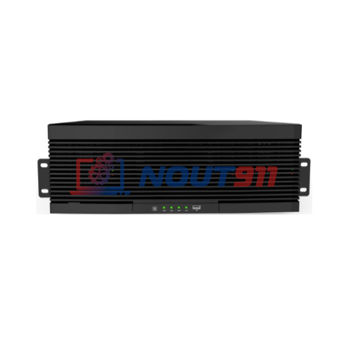 IP-видеорегистратор Optimus NVR-825616 256 IP камеры 12МП 4096x3072 15к/с на канал H.265+ черный