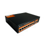 Коммутатор PoE Optimus U1IC-8F/2G, 8 PoE портов 10/100 Мбит/с, 2 Uplink порта 1Гбит/с RJ-45, 120 Вт