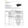 Комплект видеонаблюдения для транспорта Optimus на 1 AHD-камеру 2Мп 1080P (MDVR-2041-4G/LTE + AHD-H032.1(3.6)T) Glonass, Wi-Fi, G-сенсор, DNR, H265, угол 75гр.