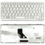 Клавиатура для ноутбука Toshiba mini NB200, NB300, NB305, NB550D (PK130811A11) серебристая