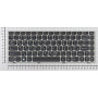 Клавиатура для ноутбука Lenovo IdeaPad Z360 (25-010707) с серебристой рамкой, черная