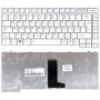 Клавиатура для ноутбука Toshiba Satellite A200 A210 A300 M300 L300 M500 M505 серебристая