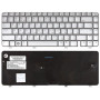 Клавиатура для ноутбука HP Pavilion dv4-1000, dv4-1030en, dv4-1050er (PK1303U0160) серебристая