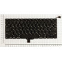 Клавиатура для ноутбука Apple Mackbook A1278 13.3" M990, MB991, MB466 плоский Enter, черная