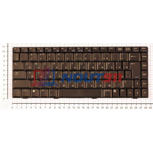 Клавиатура для ноутбука Asus W5 W6 W7 черная
