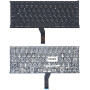 Клавиатура для ноутбука Apple A1369, A1466 2011+ с подсветкой, плоский ENTER, черная