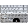 Клавиатура для ноутбука HP Pavilion dv6-6000, dv6-6031er, dv6-6077er series (665938-251) серебристая