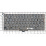 Клавиатура для ноутбука Apple Air A1304, A1237 13.3 большой ENTER, черная
