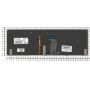 Клавиатура для ноутбука Lenovo IdeaPad Y580 черная с черной рамкой с подсветкой