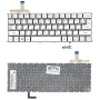 Клавиатура для ноутбука Acer Aspire S7-191, S7-391 (NK.I1113.00L) с подсветкой , серебристая