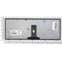 Клавиатура для ноутбука Lenovo Flex 14, G400s, G405S (25211115) с серой рамкой, черная