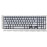 Клавиатура для ноутбука Samsung NP770Z5E, NP880Z5E (BA75-04634C) с подсветкой без рамки, серебристая