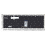 Клавиатура для ноутбука Samsung NP770Z5E, NP880Z5E (BA75-04634C) с подсветкой без рамки, серебристая