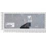 Клавиатура для ноутбука Lenovo IdeaPad U310 (AELZ7700110) с серой рамкой, черная