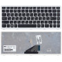Клавиатура для ноутбука Lenovo IdeaPad U310 (AELZ7700110) с серой рамкой, черная