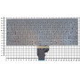 Клавиатура для ноутбука Sony Vaio Fit 14E, SVF14A (AEGD5U010203A) с подсветкой без рамки, серебристая