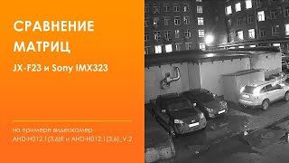 Сравнение матриц JX-F23 и Sony IMX323