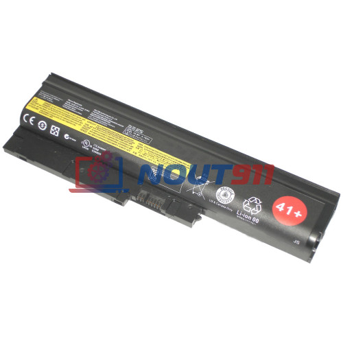 Аккумулятор для ноутбука Lenovo ThinkPad T60, T60p, T61, T500, W500 (42T4569) 10.8V 5275mAh 57Wh, черная, ORG