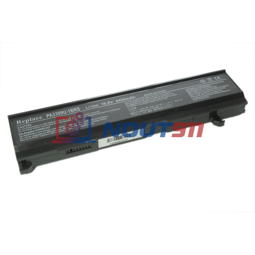 Аккумулятор для ноутбука Toshiba A100, A105, M45, A100-027, A80-140, M40-225 (PABAS057) 10.8V 4400mAh 47.5Wh, черная, HC/OEM