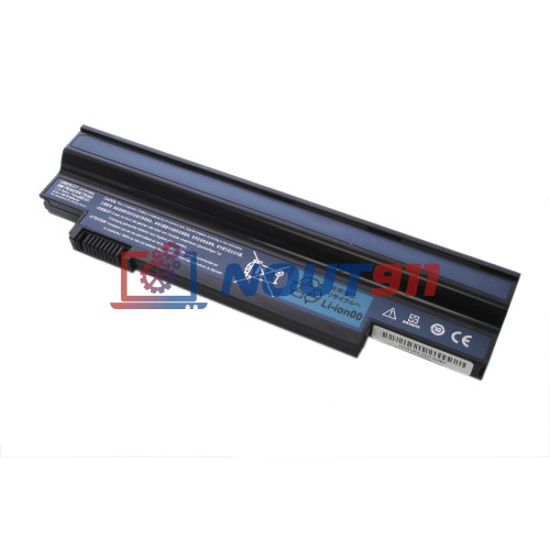 Аккумулятор для ноутбука Acer Aspire one 533, 532h, 533h, AO533, eMachines350 (UM08H70) 10.8V 6600mah 71Wh, черная, HC/OEM