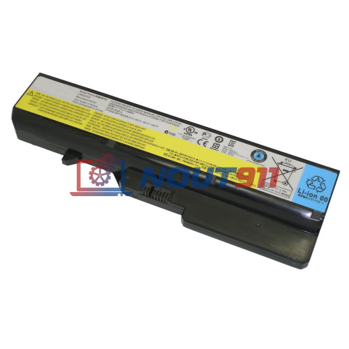 Аккумулятор для ноутбука Lenovo IdeaPad  G565, G575, V570A, G780A, V570GL (L08S6Y21) 11.1V 4300mAh 48Wh, черная, ORG