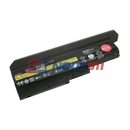 Аккумулятор для ноутбука Lenovo ThinkPad T60, T61, Z61, T500, W500 (41N5666) 10.8V 7800mAh 84Wh, черная, ORG