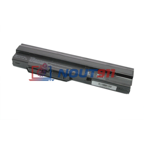 Аккумулятор (Батарея) для ноутбука MSI Wind U100, RoverBook Neo U100WN U135 5200mAh REPLACEMENT черная