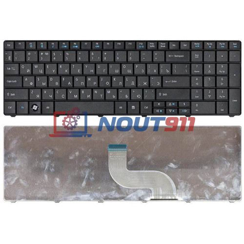 Клавиатура для ноутбука Acer TravelMate 8531, 8531G, 8571, 8571G, 8571T (NSK-AL01D) черная