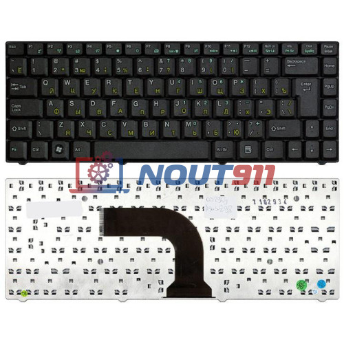 Клавиатура для ноутбука Asus C90, C90P, C90S, Z98, Z37, Z98 (K020462H1) черная