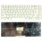 Клавиатура для ноутбука Asus F80, F80S, F80CR, F80Q, F80L (V020462IS1) белая