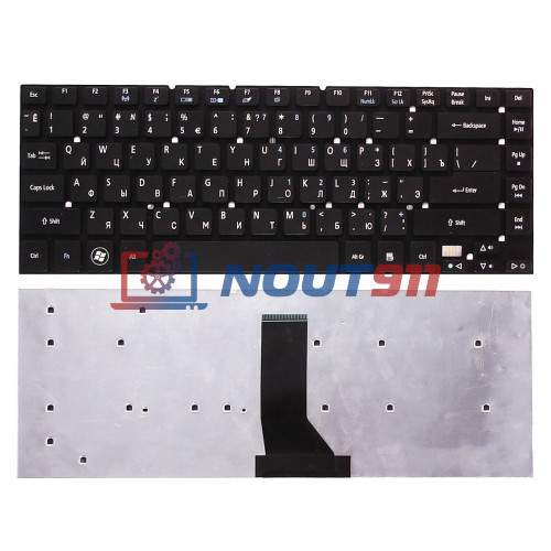 Клавиатура для ноутбука Acer Aspire 3830, 3830G, 3830T, 3830TG, 4830, 4830G, 4830T, 4830TG (KBI140A292) черная