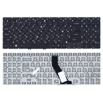 Клавиатура для ноутбука Acer Aspire V5, V5-5 Acer M5-581T, V5-572, V7-582 (NSK-R3KBW 0R) с подсветкой, черная