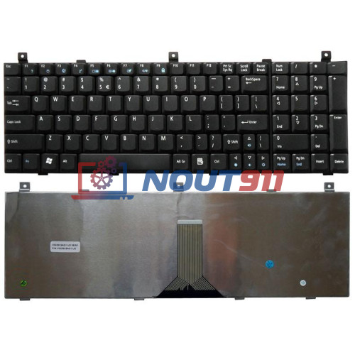 Клавиатура для ноутбука Acer Aspire 1800, 1870, 9500, 9524 series (K022602B1) черная