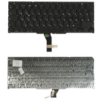 Клавиатура для ноутбука Apple A1370, A1465 2010+ большой ENTER без подсветки, черная