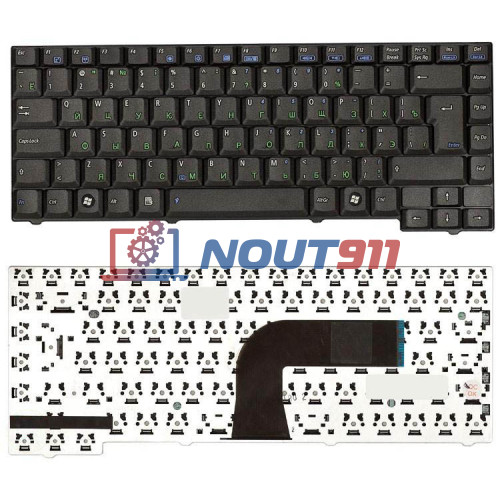 Клавиатура для ноутбука Asus A3A, A3E, A3H, A3V (V012262AK1) черная
