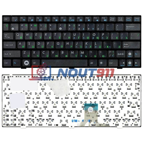 Клавиатура для ноутбука Asus EEE PC 1000 1000H 1000HD 1004DN 1000HE черная 3Q rs1001t