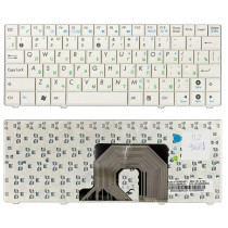 Клавиатура для ноутбука Asus EEE PC 900HA, 900SD, T91, T91MT (0KNA-094RU01) белая