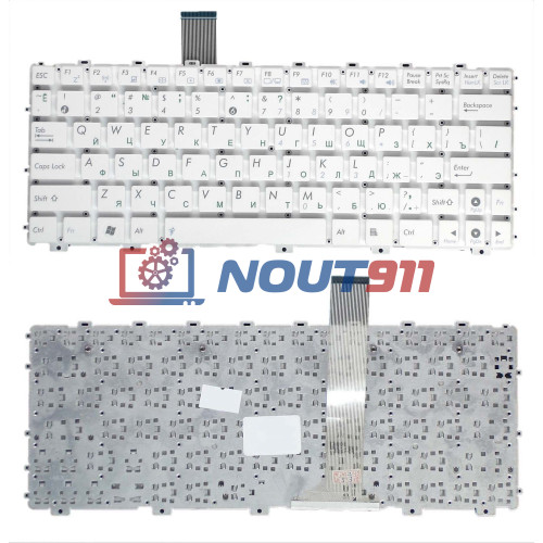 Клавиатура для ноутбука Asus Eee PC 1015, X101, 1016P, 1025CE (V103646GS1) белая