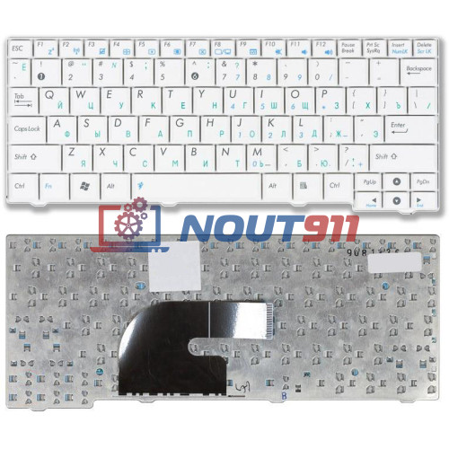 Клавиатура для ноутбука Asus Eee PC MK90H (V091962BS1) белая