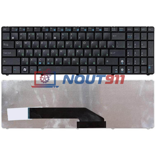 Клавиатура для ноутбука Asus K50, K60, K70 X5 series (NSK-UGQ01) черная