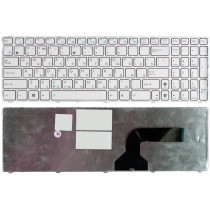 Клавиатура для ноутбука Asus K52, A52DE, A53, G73S, N71VG (NSK-UG60R) белая