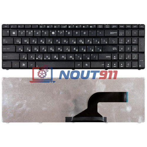Клавиатура для ноутбука Asus N53, K53, A52, A52B (NSK-UG60R) черная