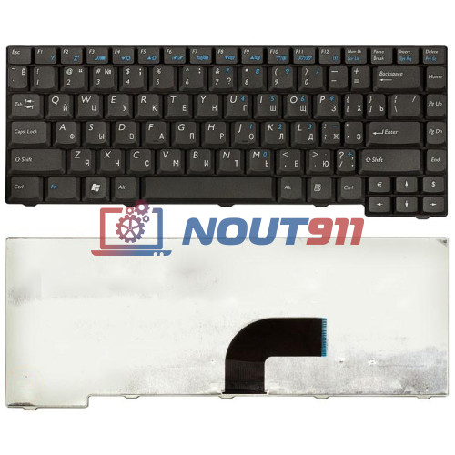 Клавиатура для ноутбука Benq U121W, Joybook Lite U121 (NSK-AHP01) черная