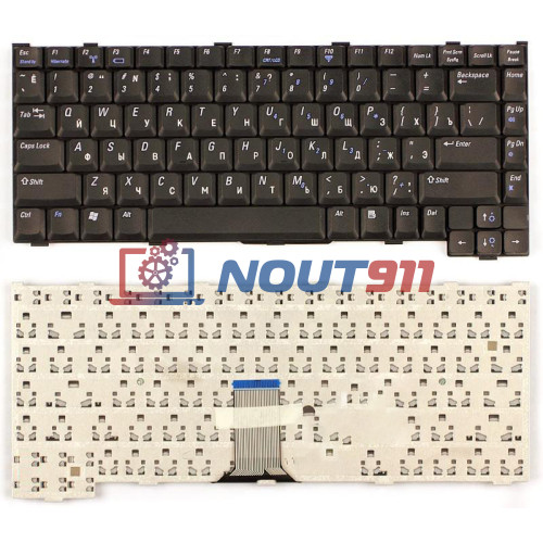 Клавиатура для ноутбука Dell Inspiron 1200, 2200,2000, 2100 Latitude 110L, PP10S (V-0114DDAS1-US) черная