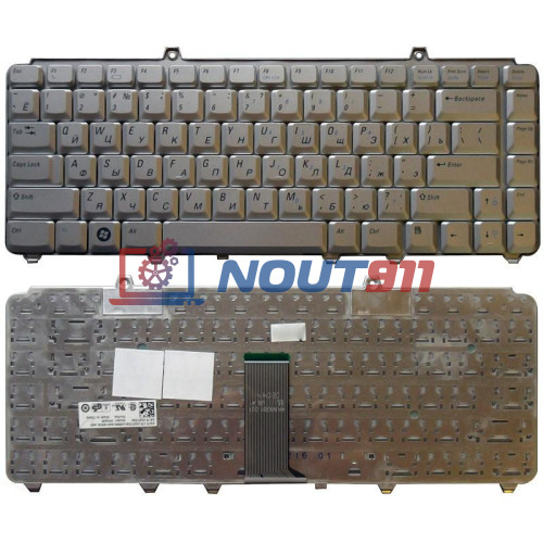 Клавиатура для ноутбука Dell Inspiron 1420, 1520,1525, 1526,1540 Vostro 1400,1500 XPS M1330 (K071425XX) серебристая